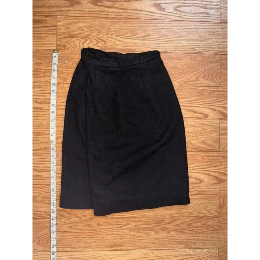 vintage leyton classic wool wrap skirt